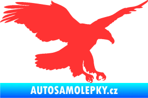 Samolepka Orel 013 pravá světle červená