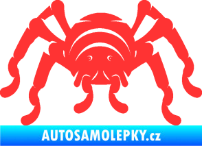 Samolepka Pavouk 018 světle červená
