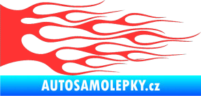 Samolepka Plameny 023 světle červená