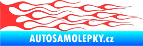 Samolepka Plameny 050 světle červená