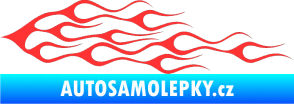 Samolepka Plameny 052 světle červená