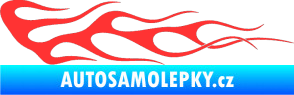 Samolepka Plameny 063 světle červená