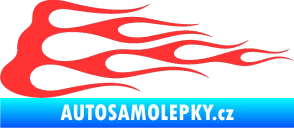 Samolepka Plameny 074 světle červená