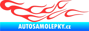 Samolepka Plameny 083 světle červená