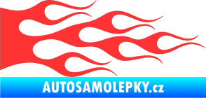 Samolepka Plameny 088 světle červená