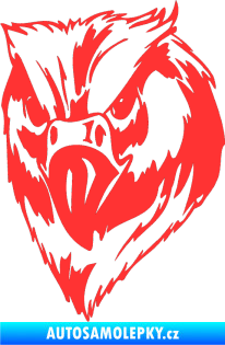 Samolepka Predators 002 levá světle červená