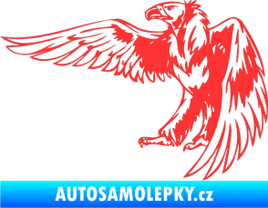 Samolepka Predators 030 levá světle červená