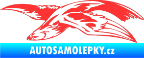 Samolepka Predators 032 levá světle červená