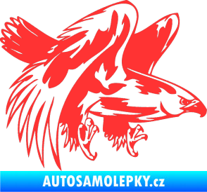 Samolepka Predators 034 pravá světle červená