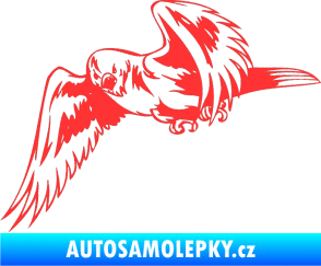 Samolepka Predators 036 levá světle červená