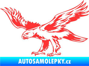Samolepka Predators 043 levá světle červená