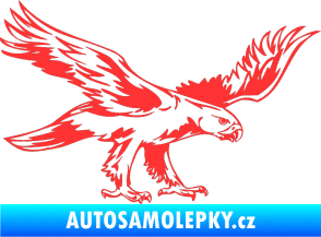 Samolepka Predators 043 pravá světle červená