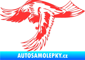 Samolepka Predators 048 levá světle červená
