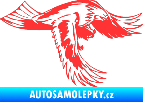 Samolepka Predators 048 pravá světle červená