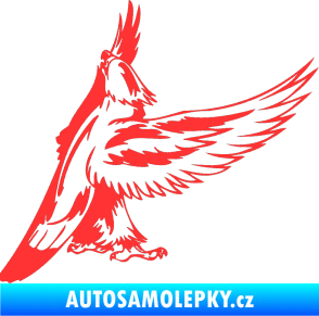 Samolepka Predators 054 pravá orel světle červená