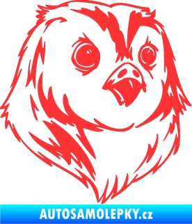 Samolepka Predators 076 pravá světle červená
