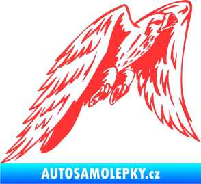 Samolepka Predators 090 pravá sokol světle červená