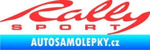 Samolepka Rally sport 002 světle červená