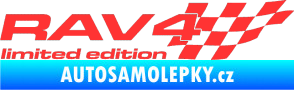 Samolepka RAV4 limited edition pravá světle červená