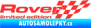 Samolepka Rover limited edition pravá světle červená