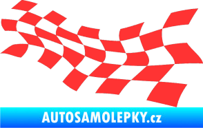 Samolepka Šachovnice 018 světle červená