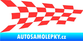 Samolepka Šachovnice 024 světle červená