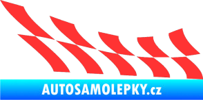 Samolepka Šachovnice 030 světle červená
