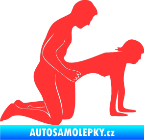 Samolepka Sexy siluety 024 světle červená