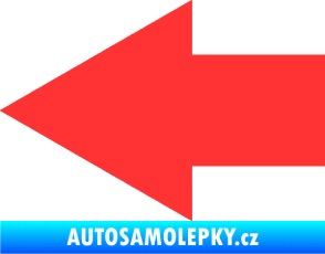 Samolepka Šipka 001 levá ikonka světle červená