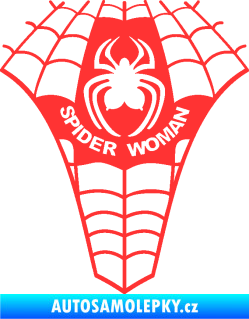 Samolepka Spider woman pavoučí žena světle červená