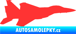 Samolepka Stíhací letoun 006 pravá světle červená