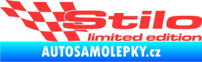 Samolepka Stilo limited edition levá světle červená