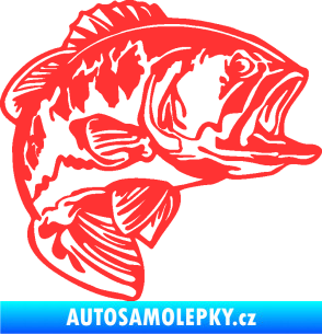 Samolepka Sumec 007 pravá světle červená