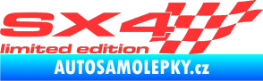 Samolepka SX4 limited edition pravá světle červená