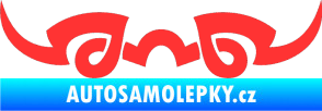 Samolepka Tetování 127 světle červená