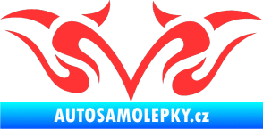 Samolepka Tetování 129 světle červená