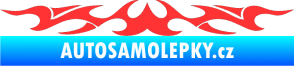 Samolepka Tetování 131 světle červená