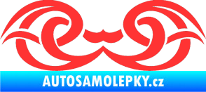 Samolepka Tetování 137 světle červená