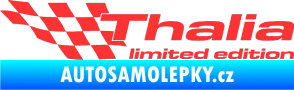 Samolepka Thalia limited edition levá světle červená