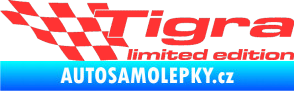 Samolepka Tigra limited edition levá světle červená