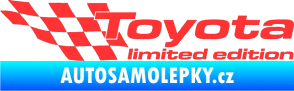 Samolepka Toyota limited edition levá světle červená
