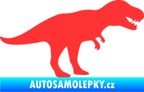Samolepka Tyrannosaurus Rex 001 pravá světle červená