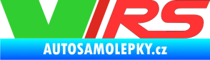 Samolepka VRS barva světle červená