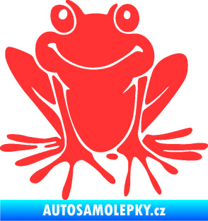 Samolepka Žába 008 levá světle červená