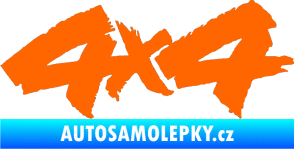 Samolepka 4x4 varianta 015 Fluorescentní oranžová