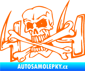Samolepka 4x4 varianta 022 Fluorescentní oranžová