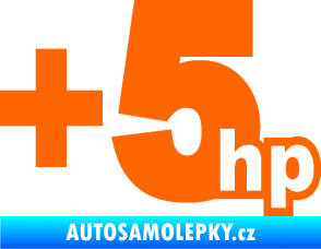 Samolepka + 5hp 003 Fluorescentní oranžová