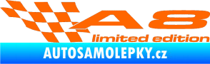 Samolepka A8 limited edition levá Fluorescentní oranžová