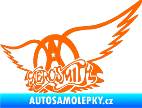 Samolepka Aerosmith 002 Fluorescentní oranžová