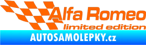Samolepka Alfa Romeo limited edition levá Fluorescentní oranžová